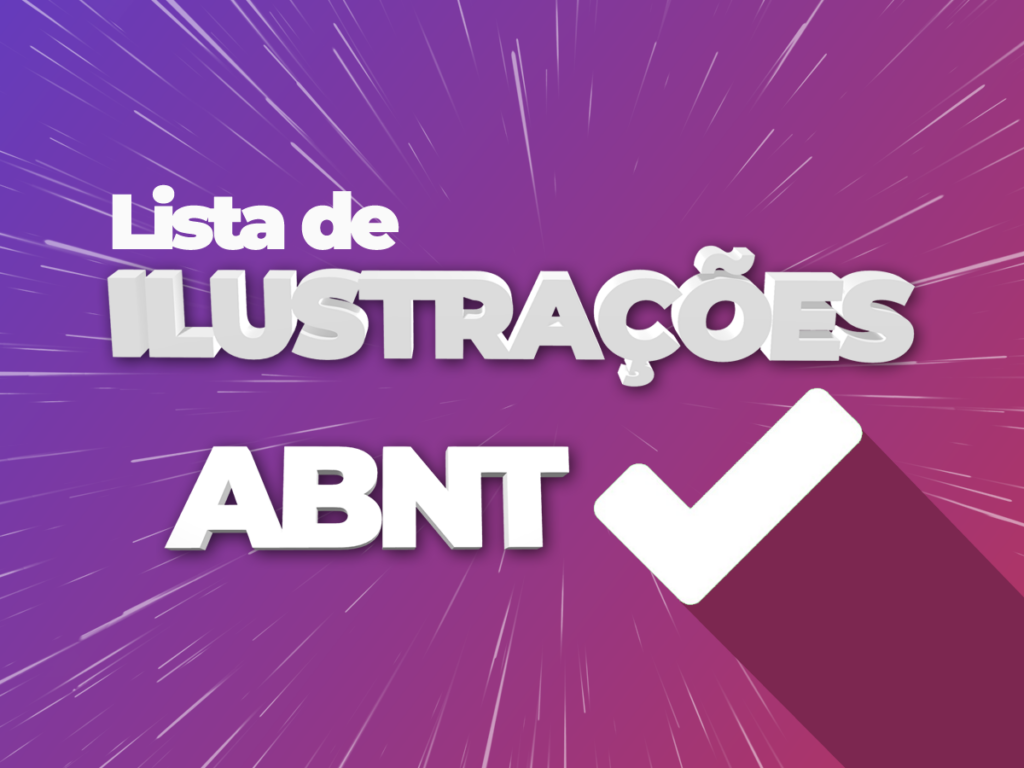 Lista De Ilustrações Como Fazer A Lista Segundo Abnt 0056