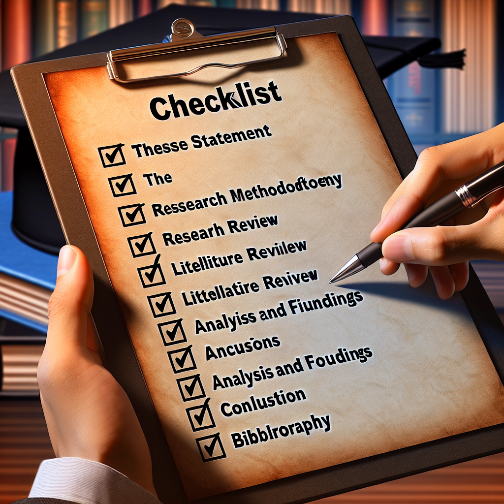 Checklist do TCC: O que Você Precisa Incluir no Seu Trabalho Final