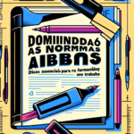 Dominando as normas abnt: dicas essenciais para formatar seu trabalho